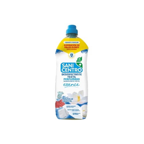 Sani centro Desinfectante Textil Perfumado Essence, Aroma Magnolia Oriental, Aditivo para Colada, 1500 ml
