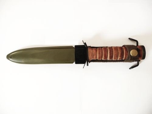 SALE‼️USMC M3 U.S. M8 Combat Knife US M-3 TRENCH KNIFE WITH M8 SCABBARD: Third Reich & U.S.