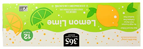 365 By Whole Foods Market, Soda Lemon Lime, 12 Fl Oz, 12 Pack #TOP4