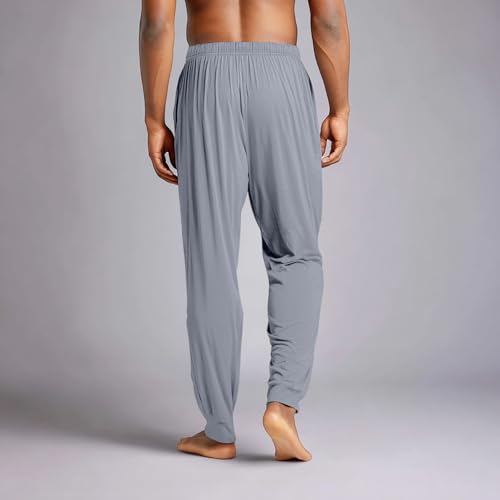 Mens Pajama Pants Soft Buffalo Plaid Pj Pants Light Jogger Lounge Pant Relaxed Fit Pj Bottoms Sleepwear with Pockets4