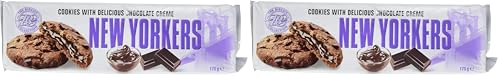 NEW YORKERS Cookies Fourres Chocolat Noir 175 g (Lot de