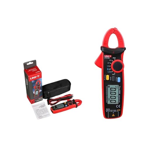 クランプメーター デジタル UT210E UT210D AC電流 ミニクランプマルチメーター 真の実効値 プライヤー 電流計 UT210C オートレンジ(UT210E)