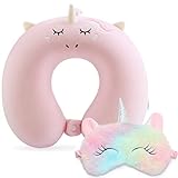 Best Kids Travel Pillows - Kids Travel Pillow, Unicorn Toddler Neck Pillow Review 