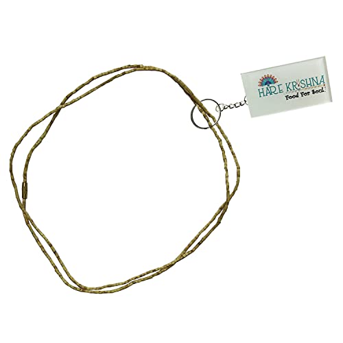 Hare Krishna Food For Soul Holy Tulsi Kanthi Mala 2 Round I ISKCON Tulsi Mala I Wood Mala chain for Men & Women Hare Krishna Food For Soul Holy Tulsi Kanthi Mala 2 Round I ISKCON Tulsi Mala I Wood Mala chain for Men & Women