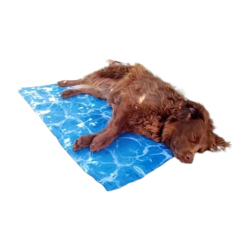 Alfombra refrescante para perros, alfombra fresca antideslizante y portátil | Accesorio para gatos y cachorros, hogar, jardín, oficina, salón, dormitorio, terraza,