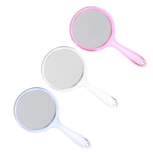 3 espejos de maquillaje compactos de doble cara