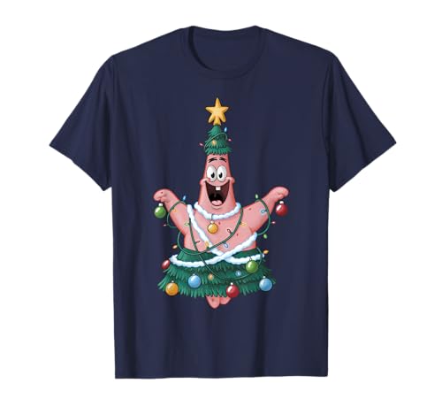 Spongebob Squarepants Patrick Star Christmas Tree T-Shirt