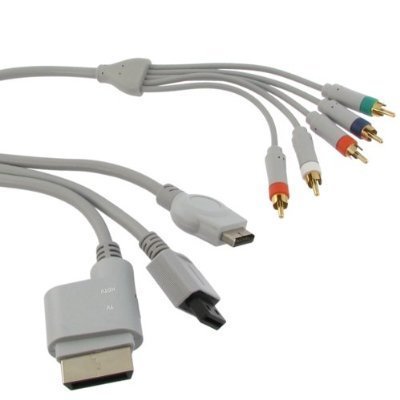 Premium High Resolution Universal 4 IN 1 HD Component AV Cable for Sony Playstation 3 PS3, Playstation 2 PS2, Nitendo Wii, Microsoft Xbox 360
