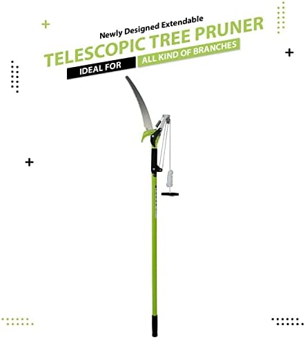 Telescopic Garden Lopper EXTENDABLE Tree HIGH Branch Pruner Cutter + 30cm Saw