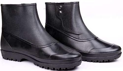 Image of 7 Star Water Gumboots with 2 Button Mid Ankle Soft And Flexible PVC Upper