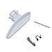 Marel Shop® - Maniglia maniglietta completa gancio nasello e molla per lavatrice compatibile con Electrolux Zanussi Rex Zoppas