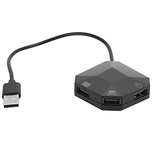 Convertidor de teclado y mouse para adaptador convertidor Switch compatible con consola de juegos Xbox One