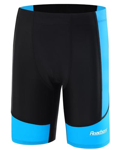 Roadbox Boys Competitive Swim Jammers Quick-Dry UPF 50+ Sun Pretection Swim Team Swimsuit for Youth Athletic Compression Swim Shorts Trunks for Racing Pool Bathing Swimming Training