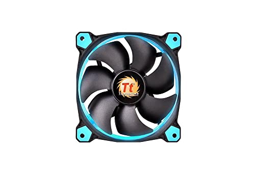 Thermaltake - Riing 14 - Ventilateur PC (12V - 28.1 dB - diam: 14cm - 1400 RPM) Bleu