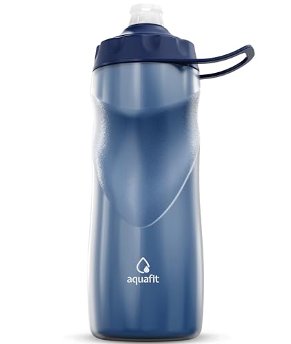 AQUAFIT 20oz Insulated Leakproof Bike Water Bottle