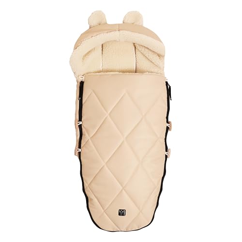 Kaiser 65825 XL EARS WOOL Woll Fußsack (marzipan)