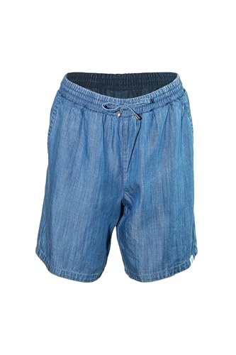 Chambray Shorts - UPF 50+ Sun Protection - Enclave in Light Indigo Chambray