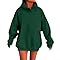 Oversized Hoodies for Women Green Hoodies Y2K Fall Winter 2025 Trendy Cute Sweatshirts Preppy Clothes Pullover Shirts Casual Fashion Outfits Tops Plus Size XL