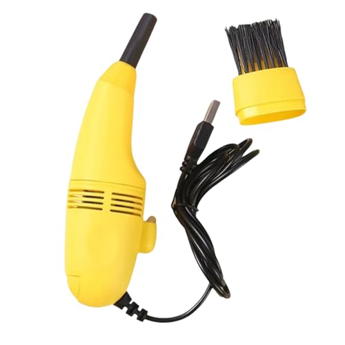 Mini PC Vacuum - Limpiador recargable portátil s, inalámbrico | Herramienta de succión USB liviana con operación sin tarjetas, aspiradora de mano pequeña para limpieza de escritorios, portátiles y