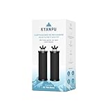 Kyanpu® - 2 Filtres Charbon Actif pour Filtre Gravité - Compatible Berkey, Berkefeld, Weep...