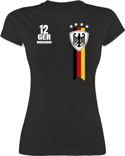 Shirt Damen - 2026 Fussball Fanartikel - Germany WM Fan Deutschland - M -...