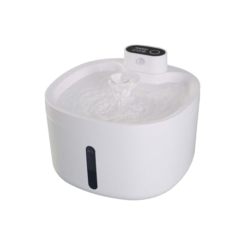 Fuente de Agua inalámbrica para gatos 2.6L con batería recargable miniatura 5