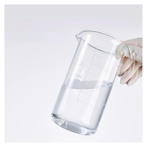 Béchers en verre de laboratoire pour ateliers de chimie et cosmétique maison - Lot de 4