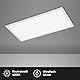 BRILONER - LED Deckenlampe flach, neutralweiße Lichtfarbe, 24 Watt, 2600 Lumen, Lampe, Deckenleuchte, Wohnzimmerlampe, LED Panel, Küchenlampe, Deckenbeleuchtung, 59,5x29,5x6,2 cm, Weiß