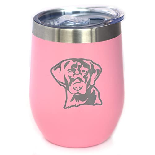 Best Cyber Deals 🔥 Black Lab Face Wine Tumbler with Sliding Lid - Stemless Stainless Steel Insulated Cup - Labrador Retriever Outdoor Camping Mug - Pink Best Cyber Deals 🔥 Black Lab Face Wine Tumbler with Sliding Lid - Stemless Stainless Steel Insulated Cup - Labrador Retriever Outdoor Camping Mug - Pink