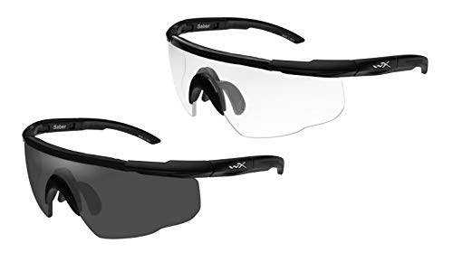 Wiley X 307 Saber Advanced Changeable Sunglasses, Smoke