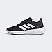 adidas Men's Run Falcon 3.0 Shoe, Black/White/Black, 11