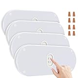 4 Pack RV Lights Interior, Super Bright RV LED Lights Interior 12V with Dimmer and On/Off Switch for RV Trailer Camper Boat, 3 Color, 1200LM, 204 LEDs, 10 Levels of Brightness