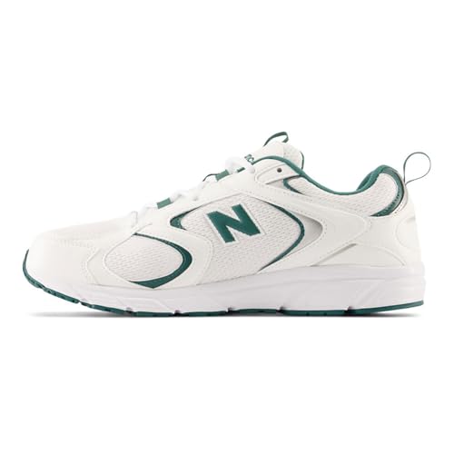 Image of New Balance Women's 408 Trainers, White Green, 7