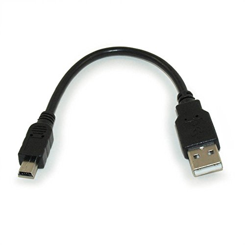 MyCableMart 6inch USB 2.0 Certified 480Mbps Type A Male to Mini-B/5-Pin Male Cable