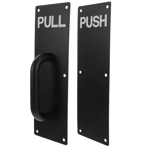 Poignées de porte push pull en acier inoxydable x2 pour les issues commerciales