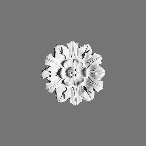 Image of Orac Decor | High Density Polyurethane Ceiling Medallion | Primed White | 7-5 /8in Dia