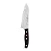 ZWILLING J.A. Henckels 30738-183 TWIN Signature Hollow Edge Rocking Santoku Knife, 7", Black/Stainless Steel