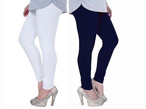 Image of Plus Size Churidar Leggings for Women & Girls Combo (Pack of 2)