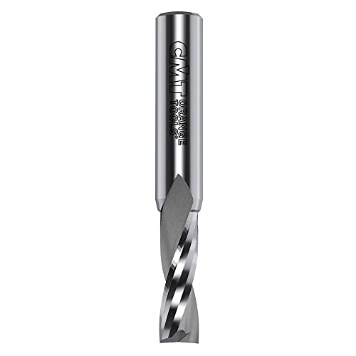 CMT Orange Tools 191.900.11 - Up-Cut Spiral Bit Solid Hw D=10X32X80 Z2 Rh, Blueberry, 10mm x 32mm