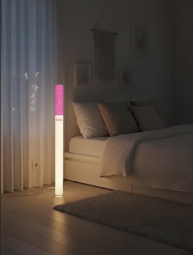 Image of Classic Lamp for Living Room Decoration, Floor Lamp Living Room, Decorative Lamp Bar, Restaurant, Cafe, Home, Pink, LED Ambient Light (150 cm) (Tall 1.5mtr)