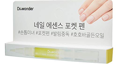 Dr. Wonder Nail Cuticle Revitalizer Nail and Cuticle Oil Pocket Pen Soothing, Nourishing, and Moisturizing Nail and Cuticle Growth Natural Ingredients Treatment Manicure Nail Strengthener