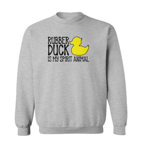 Rubber Duck is My Spirit Animal - Toddler Fleece Crewneck Sweater
