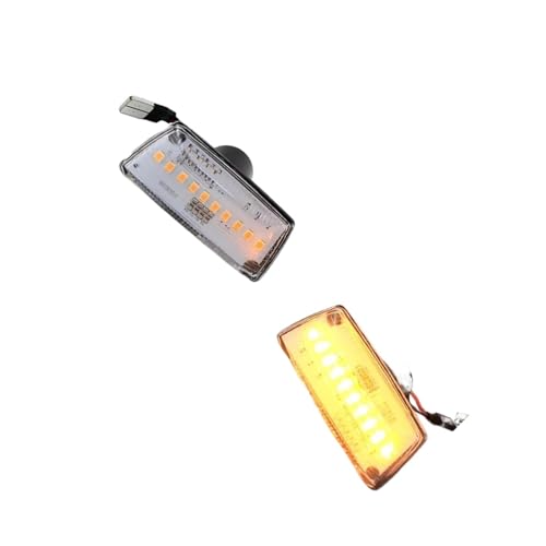 Indicateur latéral dynamique LED haute visibilité avec répétiteur transparent