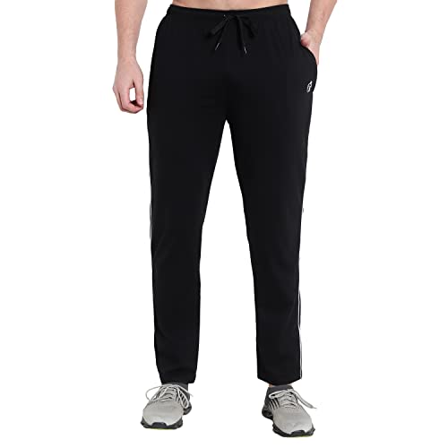 Image of BLUE STAR SHARK Mens's Cotton Piping Track Pant Lower
