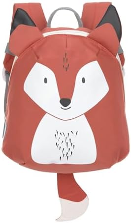 LÄSSIG Kleiner Kinderrucksack für Kita Kindertasche Krippenrucksack mit Brustgurt, 20 x 9.5 x 24 cm, 3,5 L/Tiny Backpack Fuchs