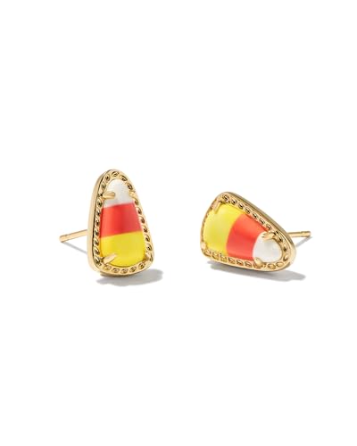 Kendra Scott Candy Corn Stud Earrings in 14k Gold-Plated Brass, Magnesite, Fashion Jewelry for Women