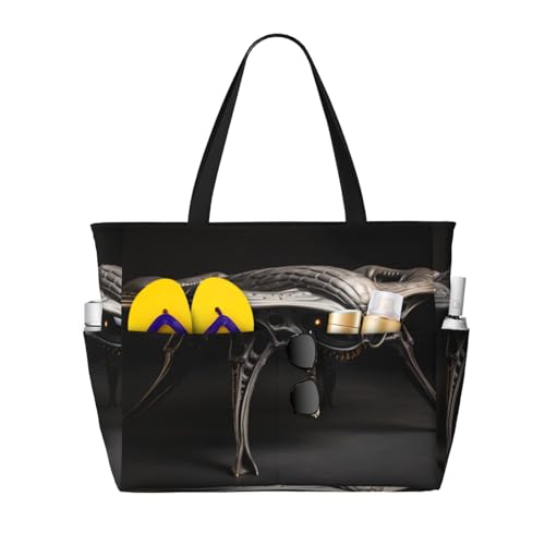 WZYCWB Table basse imprimée sac de voyage de plage pour la natation et le fitness/shopping supermarché/vacances à la mer