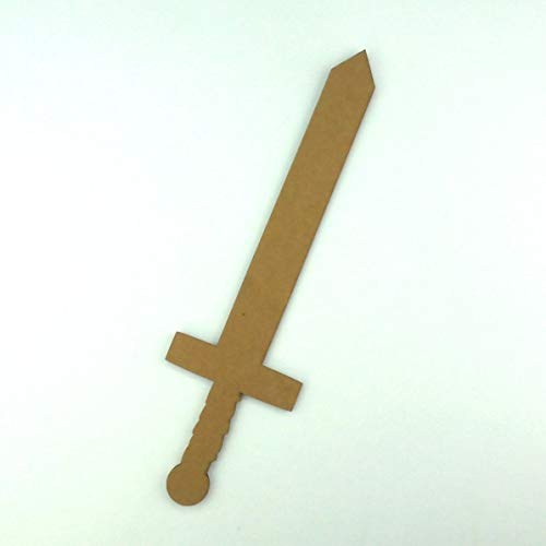 Sword Cardboard toys kids at play Photo Booth Props Accessories for Birthday Party Decoration Centerpieces