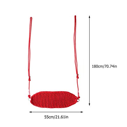 NICEXMAS Cadeira de Balanço Infantil Cadeira de Balanço Interna Corda Ajustável Ao Ar Livre Fora de