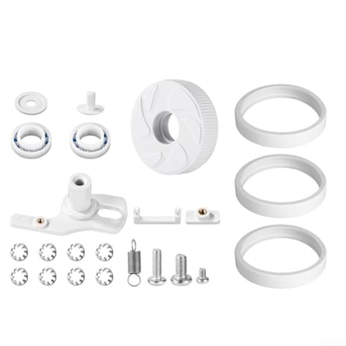 Gdfnmogo Kit de repuesto para limpiador de piscina Polaris 180 y 280 - Rueda C10, rodamiento C16, montaje de eje oscilante, piezas de limpieza de piscina ABS